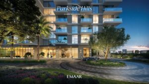 Emaar Parkside Hills in Dubai Hills Estate Night
