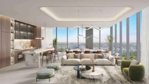 Rixos Residences Downtown 1 bed Living