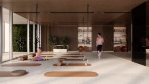 Kempinski Marina Yoga room