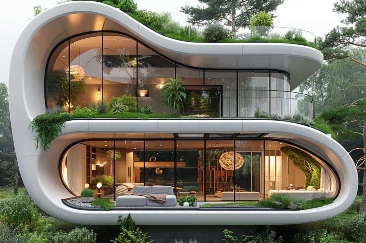 Futuristic off-plan property design