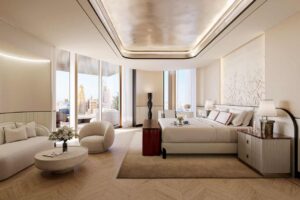 The Baccarat Downtown Dubai 5 Bed Penthouse Guest Bedroom - Tower 1