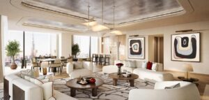 The Baccarat Downtown Dubai Apartments Living Room - Tower 2