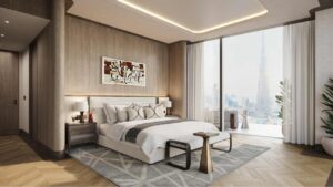 The Baccarat Downtown Dubai Apartments Master Bedroom - Tower 2