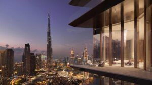 The Baccarat Downtown Dubai Balcony View - Tower 1