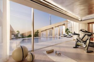 The Baccarat Downtown Dubai Duplex Penthouse Pool and Gym - Tower 1