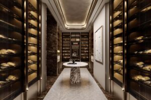 The Baccarat Downtown Dubai Duplex Penthouse Wine Cellar - Tower 1