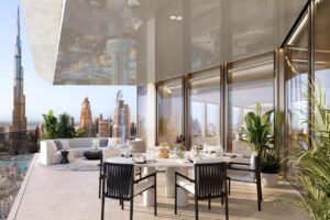 The Baccarat Downtown Dubai The Residences Balcony - Tower 1