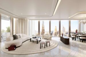 The Baccarat Downtown Dubai The Residences Living Room 2 - Tower 1