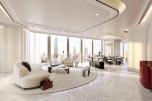 The Baccarat Downtown Dubai The Residences Living Room 3 - Tower 1