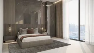 One Park Square JVC Penthouse Bedroom