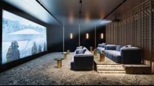 Belgravia Gardens - cinema room