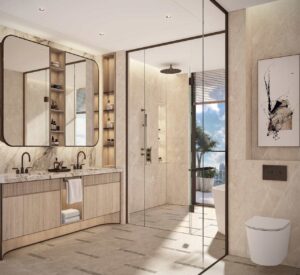 Meraas Atelis - Penthouse 01 Master Bathroom
