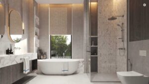 Pinewood Village Bathroom