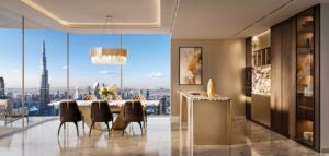 Trump Tower Dubai - 3BR Unit Kitchen