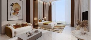 Aspirz Danube - Living room and bedroom