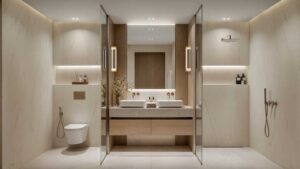 Deyaar DWTN Residences - 2BRD Duplex Master Bathroom