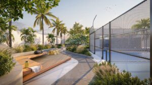 HMB Beverly Grande - Padel and basketball area